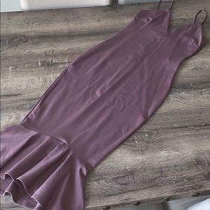 Purple midi dress size small